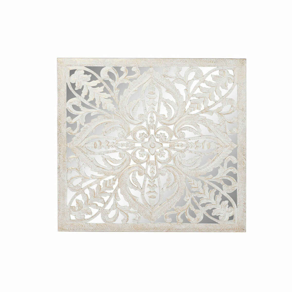 Wanddecoratie Dkd Home Decor Spiegel Hout Mdf (121.5 X 3 X 121.5 Cm)