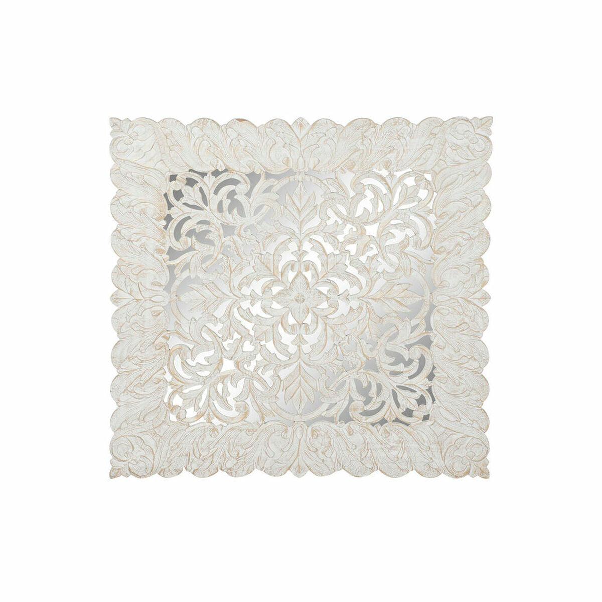 Wanddecoratie Dkd Home Decor Spiegel Hout Mdf (120 X 2 X 120 Cm)
