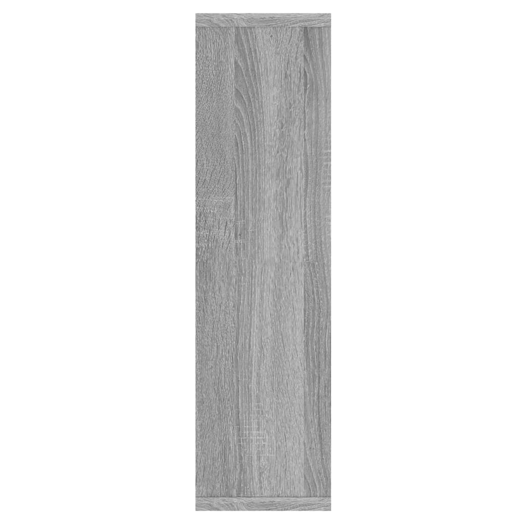 Spiegelkast Met Led-Verlichting 76X15X55 Cm Grijs Sonoma Eiken