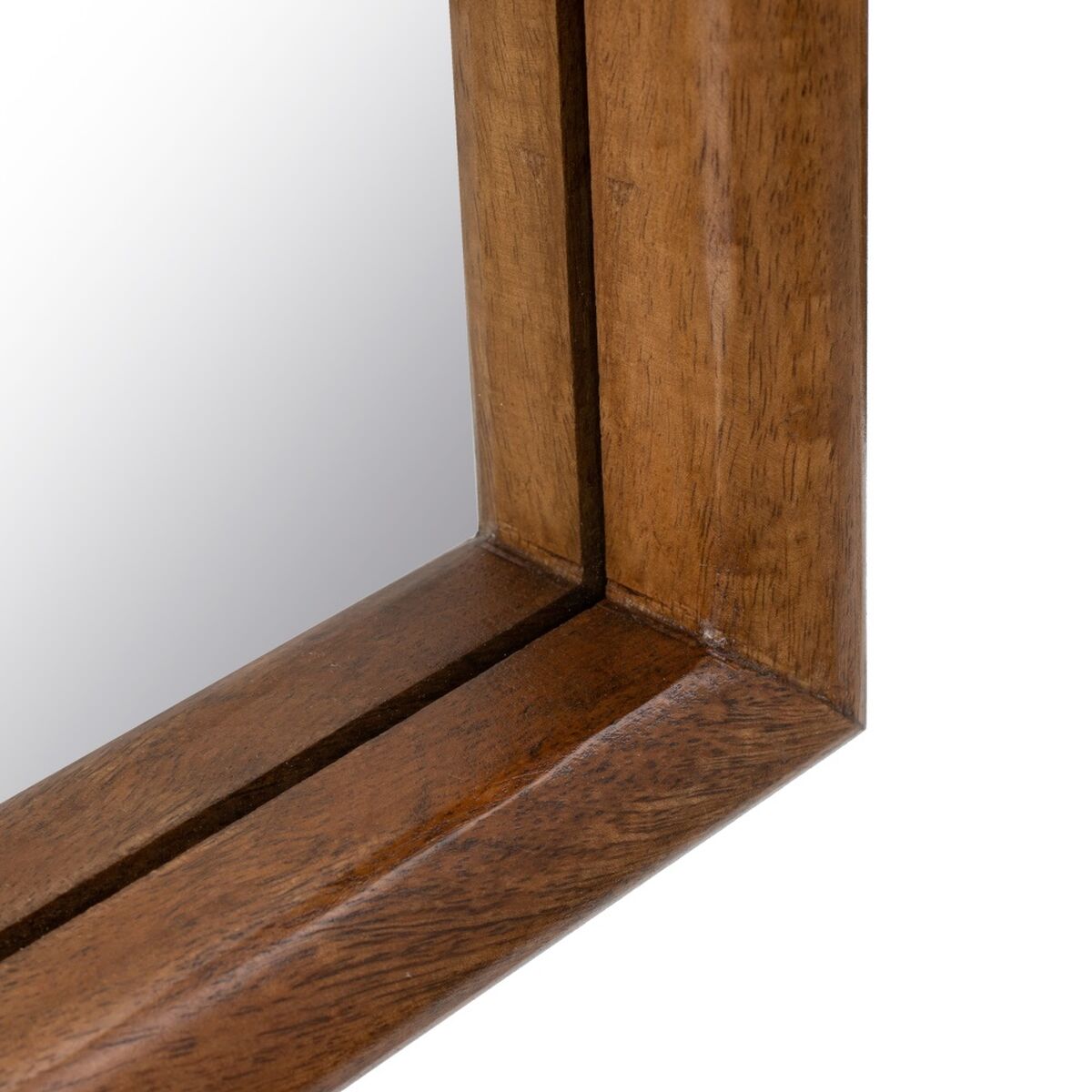 Bigbuy Home Wandspiegel 36 X 4 X 80 Cm Bruin Mangohout