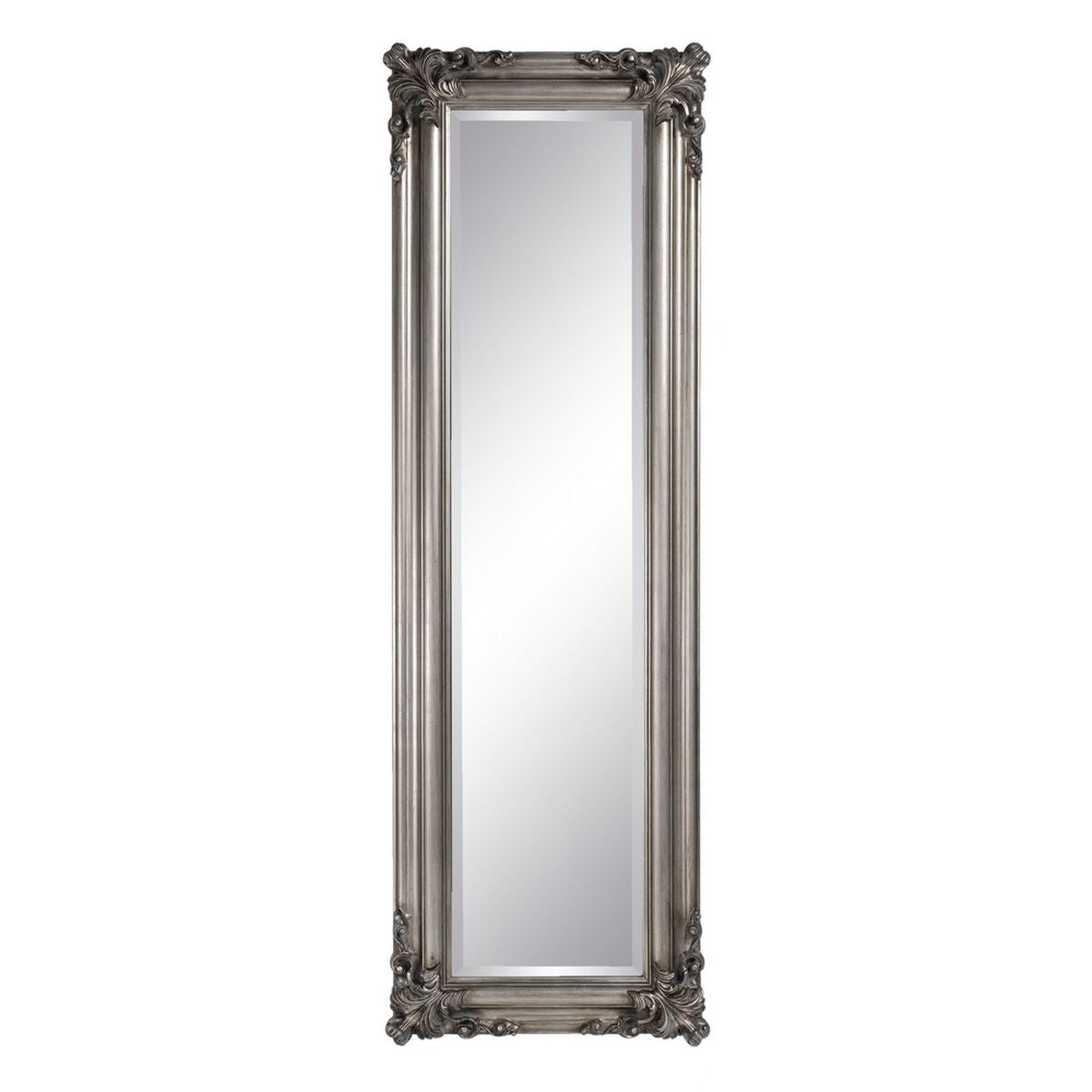 Bigbuy Home Spiegel 46 X 6 X 147 Cm Kristal Hout Zilver