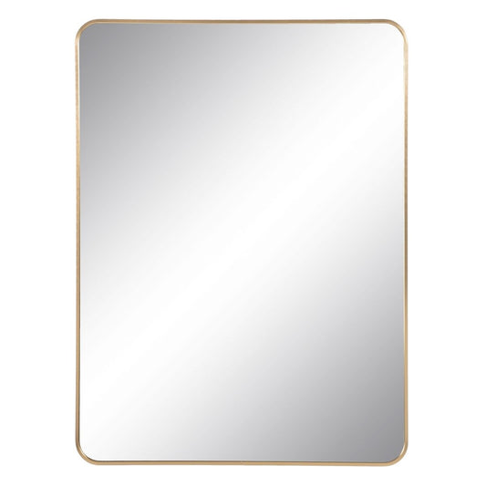 Bigbuy Home Wandspiegel Gouden Aluminium Kristal 76 X 3 X 101 Cm