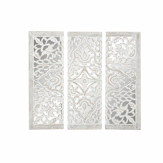 Wanddecoratie Dkd Home Decor Spiegel Hout Mdf (3 Pcs) (40 X 2.5 X 122 Cm) (40 X 2,5 X 122 Cm)
