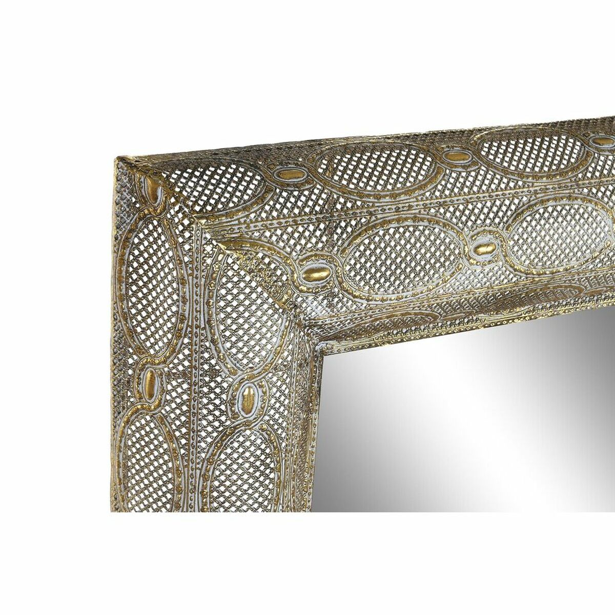 Wandspiegel Dkd Home Decor Kristal Gouden Metaal (81 X 7 X 125 Cm)